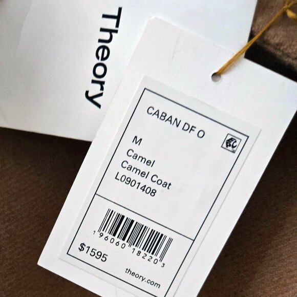 THEORY  NEW CAMEL  Wool Coat - Picture 6 of 6
